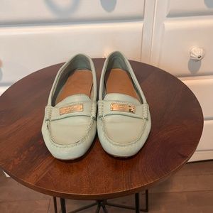 Mint Green Coach Loafers